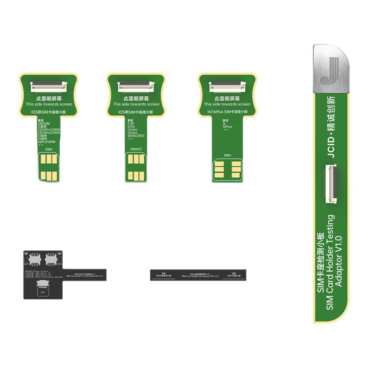 JCID V1S Pro / V1SE SIM Card Holder Test Set per iPhone 5-16 / Android SIM + TF Card, JCID V1S Pro / V1SE JCID V1S Pro / V1SE SIM Card Holder Test Set per iPhone 5-16 / Android SIM + TF Card, JCID V1S Pro / V1SE